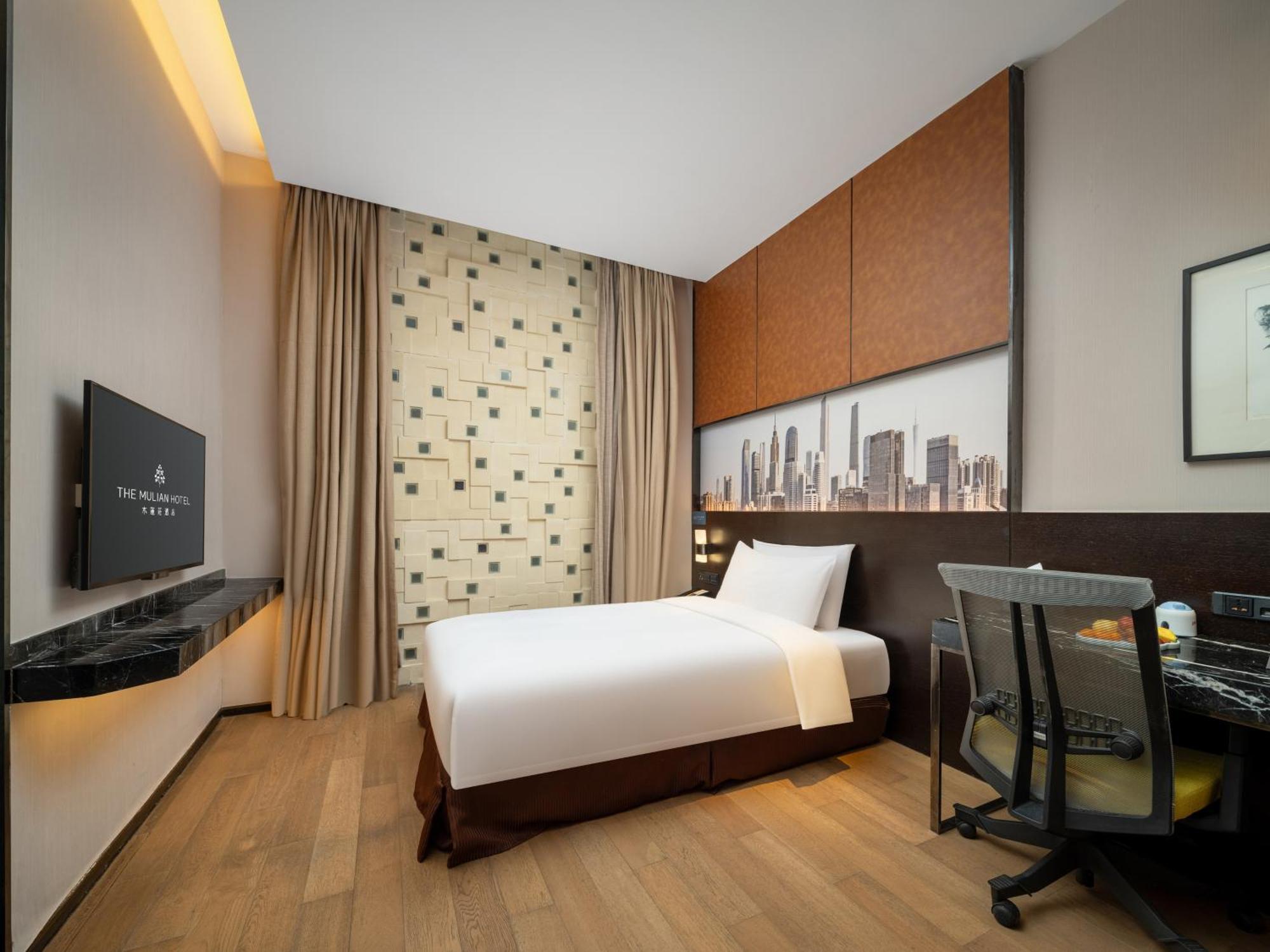 The Mulian Hotel Guangzhou Zhujiang New Town-Canton Fair Free Shuttle Bus Exterior photo